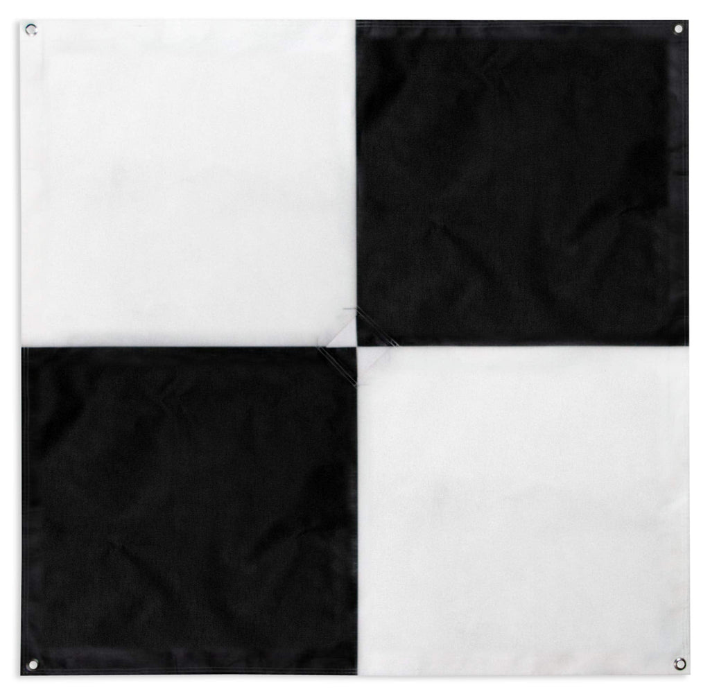 UAV Drone Checkered Ground Control Points/Aerial Mapping & Surveying (48"x48") | Center Passthrough | Pix4D & Drone Deploy Compatible (6 Pack)