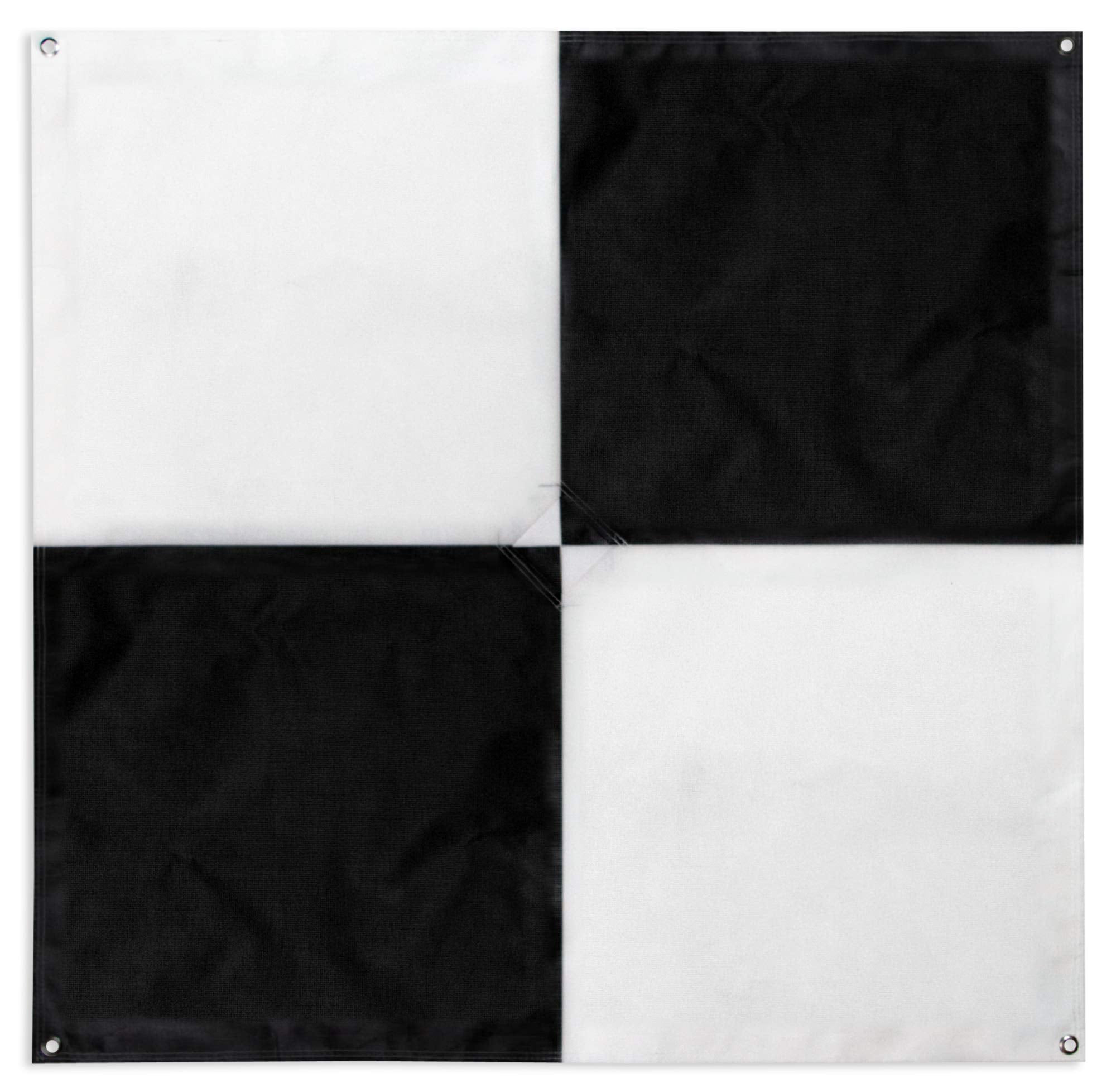 UAV Drone Checkered Ground Control Points/Aerial Mapping & Surveying (48"x48") | Center Passthrough | Pix4D & Drone Deploy Compatible (6 Pack)