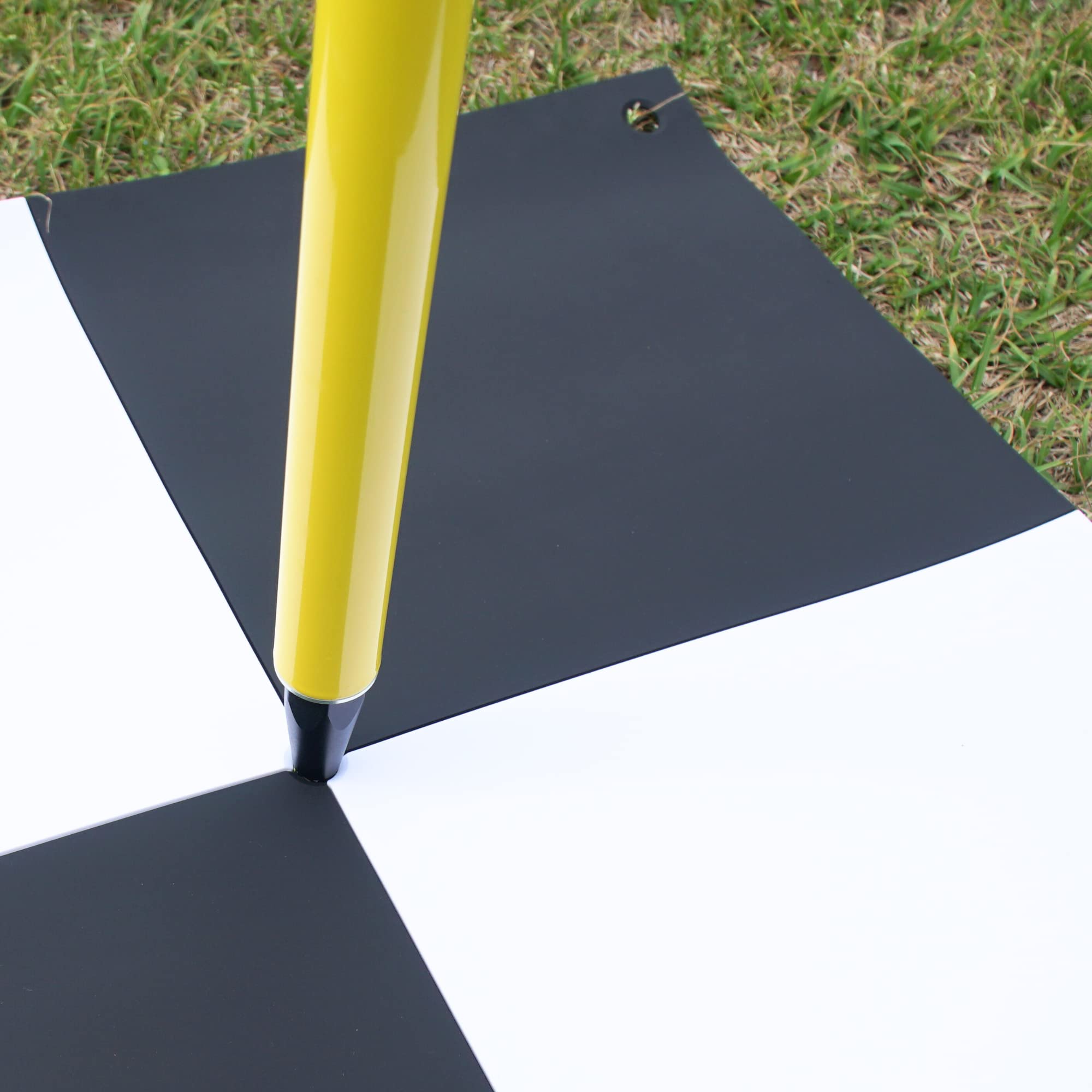 Sky High Bull's-Eye Weighted Ground Control Points (GCPs)/Aerial Targets for Aerial Mapping & Surveying (6 Pack) with Center Hole (24"x24")