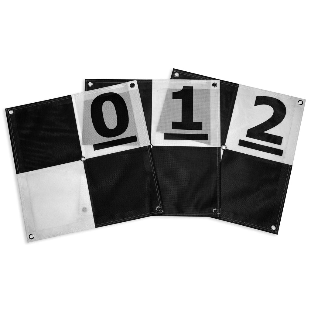 UAV Ground Control Points/Aerial Mapping & Surveying (24"x24") | Center Eyelet | Numbered 0-9 (10 Pack)