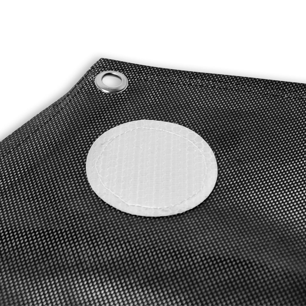 LiDAR Ground Control Points for LiDAR Mapping (6 Pack) Retro-Reflective Black Hexagon with Center Eyelet for Aerial Mapping & Photogrammetry
