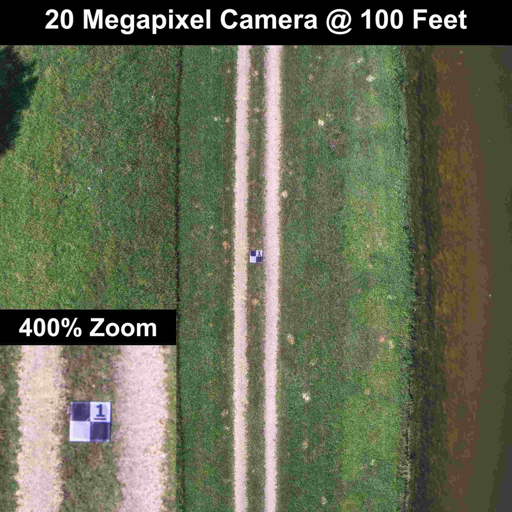 UAV/Drone Ground Control Points/Aerial Mapping & Surveying (24"x24") | Center Passthrough | Numbered 0-9 (10 Pack)