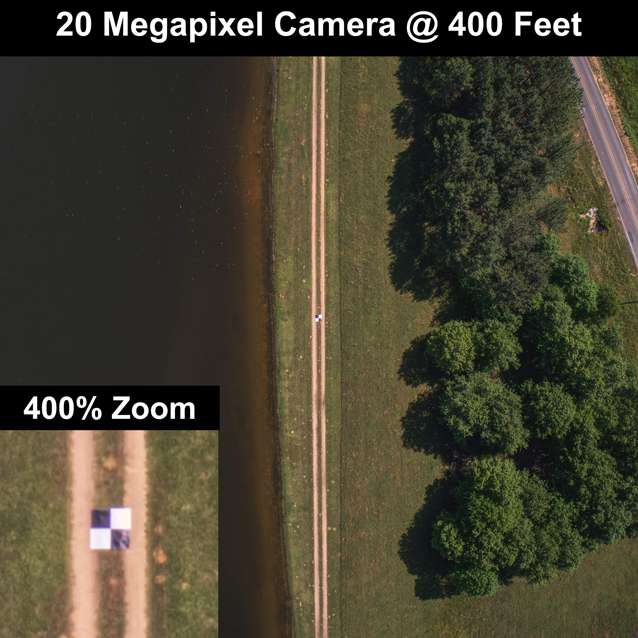 UAV Drone Checkered Ground Control Points/Aerial Mapping & Surveying (48"x48") | Center Eyelet | Pix4D & Drone Deploy Compatible (6 Pack)