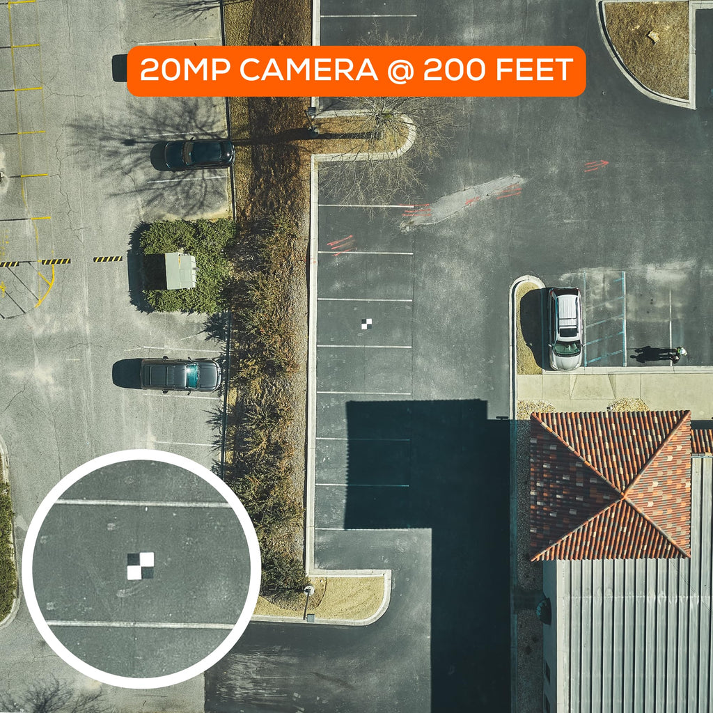UAV Drone Checkerboard Ground Control Points for Aerial Mapping & Surveying | Adhesive Backing for Pavement | DroneDeploy & Pix4D Compatible (6 Pack)