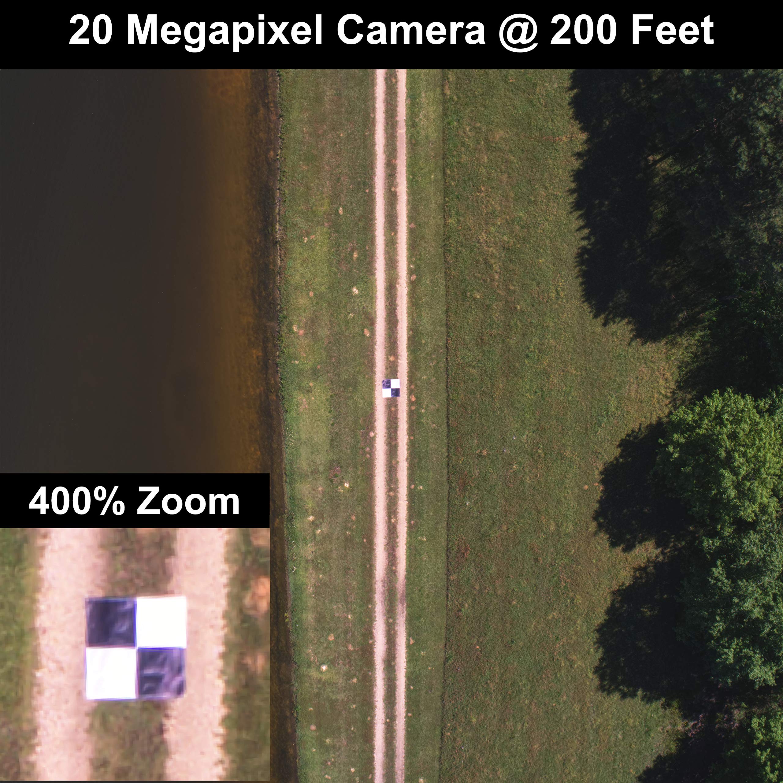 UAV Drone Checkered Ground Control Points/Aerial Mapping & Surveying (48"x48") | Center Eyelet | Pix4D & Drone Deploy Compatible (6 Pack)