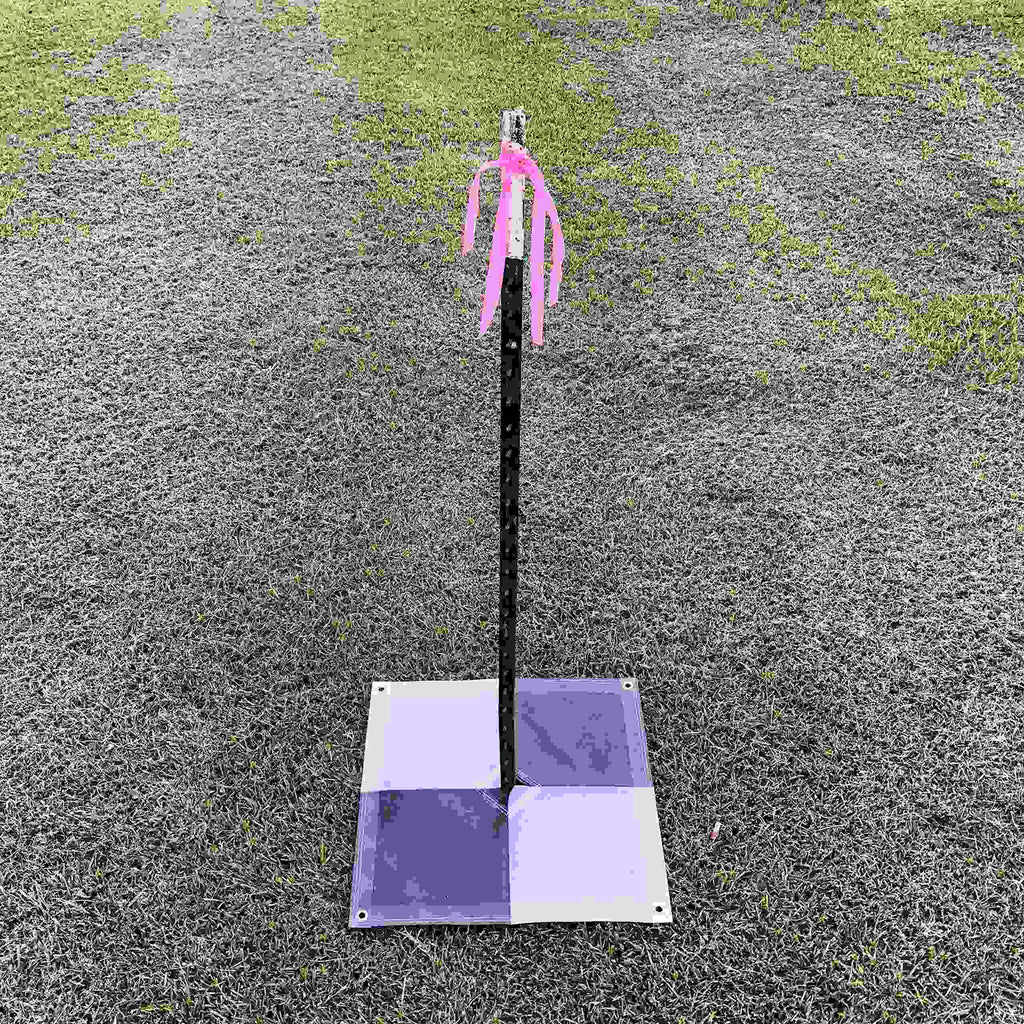 UAV Drone Checkered Ground Control Points/Aerial Mapping & Surveying (24"x24") | Center Passthrough | Pix4D & Drone Deploy Compatible (6 Pack)